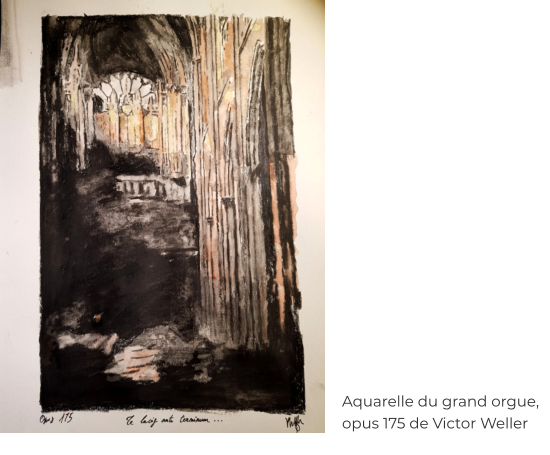 Aquarelle du grand orgue,  opus 175 de Victor Weller